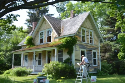 como pintar una casa vieja por fuera
